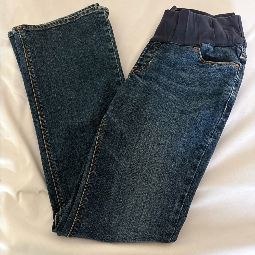 GAP Navy Panel Dark Blue Maternity Jeggings